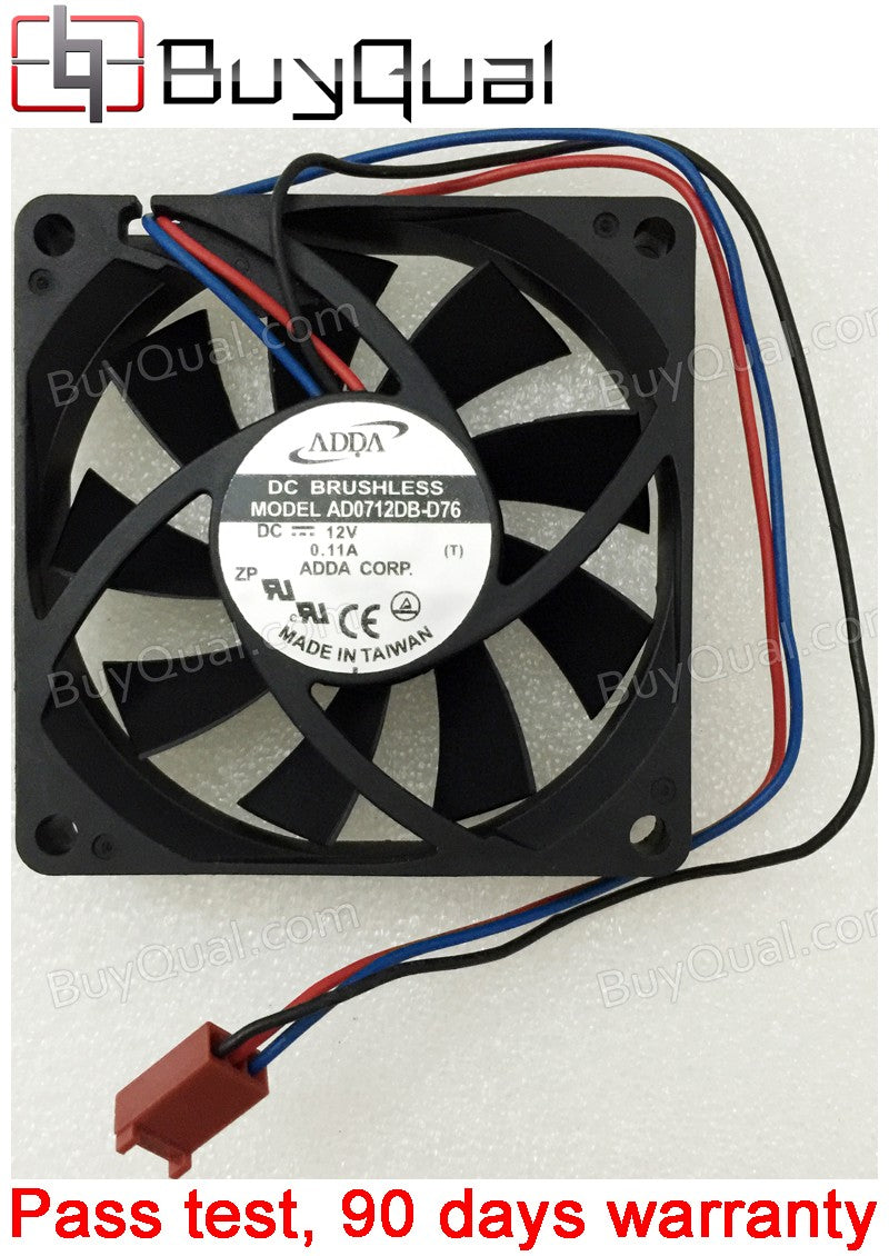 ADDA AD0712DB-D76 12V 0.11A 3wires Cooling Fan ADDA AD0712DB-D76 12V 0.11A 3wires Cooling Fan